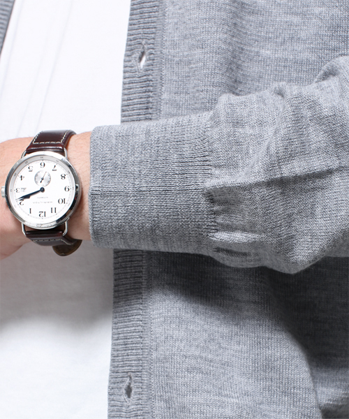 NANO universe（ナノユニバース）の「EXファインメリノカーデ（カーディガン/ボレロ・メンズ・ブラック/トップグレー/グレー系その他/ブルー/ターコイズブルー/ネイビー・SMALL/X-LARGE/MEDIUM/LARGE）」の13枚目の写真