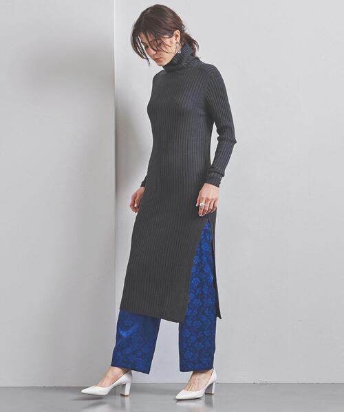 商品詳細 Uwsc リブ タートルネック ワンピース Outlet アウトレット 公式通販