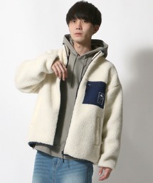 【kappa】シープボア フリース スタンドジャケット