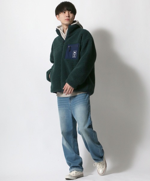 kappa】シープボア フリース スタンドジャケット（ブルゾン）｜Kappa