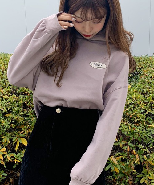 apres jour（アプレジュール）の「アソートプリントフーディー【ZOZOTOWN限定アイテム】（パーカー・レディース・ラベンダー/ライトベージュ/ブラック/その他/アイボリー・フリー）」の10枚目の写真