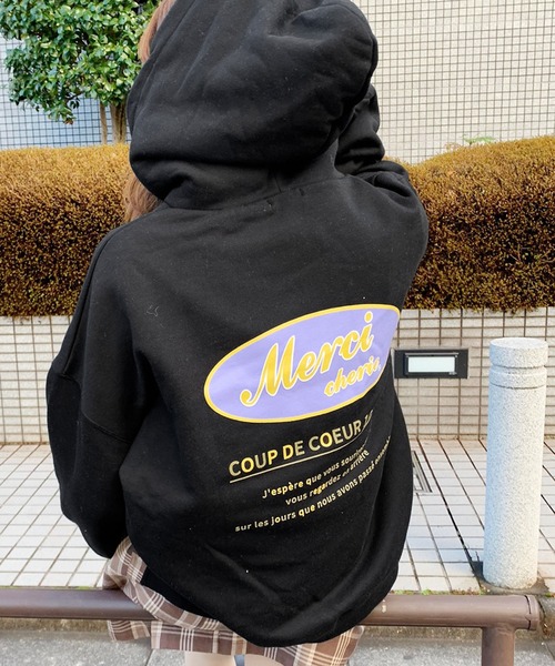 apres jour（アプレジュール）の「アソートプリントフーディー【ZOZOTOWN限定アイテム】（パーカー・レディース・ラベンダー/ライトベージュ/ブラック/その他/アイボリー・フリー）」の18枚目の写真