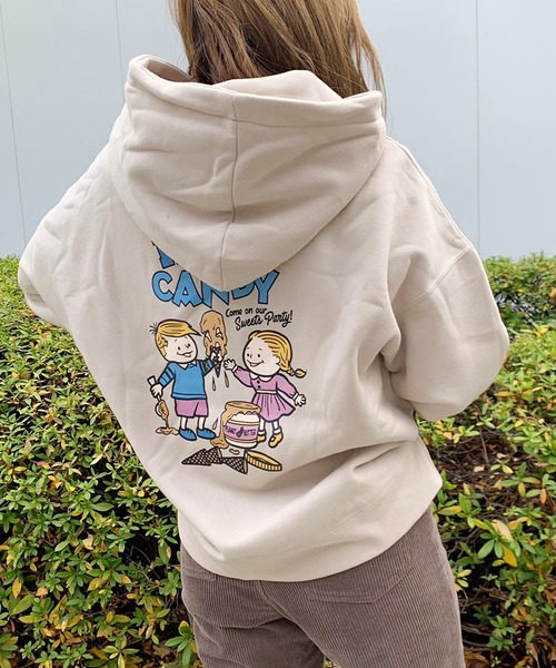 apres jour（アプレジュール）の「アソートプリントフーディー【ZOZOTOWN限定アイテム】（パーカー・レディース・ラベンダー/ライトベージュ/ブラック/その他/アイボリー・フリー）」の22枚目の写真