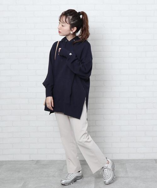 coen(コーエン)の「【WEB限定】センタープレスカラースティックストレッチカラーパンツ#(スラックス・レディース・ブラック/グレー/ベージュ/ケリー/ライラック/イエロー/ライトピンク・SMALL/MEDIUM/LARGE)」の9枚目の写真