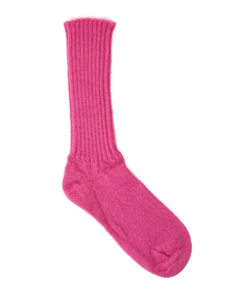 BEAMS BOY（ビームスボーイ）の「CAPRICORN MOHAIR SOCKS / モヘヤ ソックス（ソックス/靴下・レディース・ナチュラル/グレー/レッド系その他・ONE SIZE）」の17枚目の写真