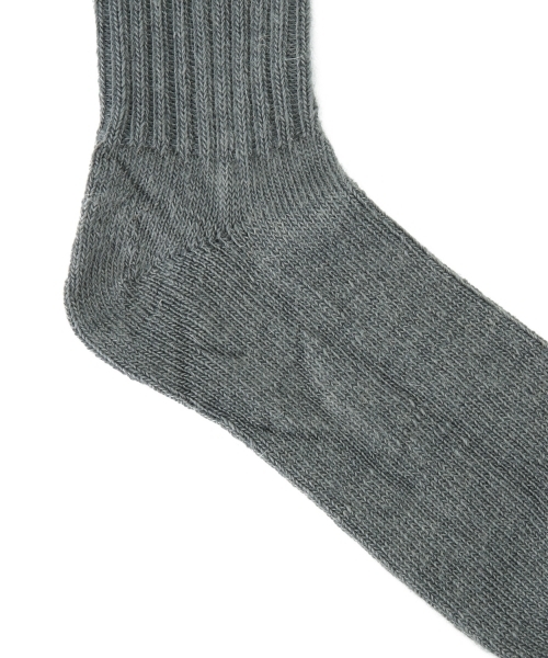 BEAMS BOY（ビームスボーイ）の「CAPRICORN MOHAIR SOCKS / モヘヤ ソックス（ソックス/靴下・レディース・ナチュラル/グレー/レッド系その他・ONE SIZE）」の12枚目の写真