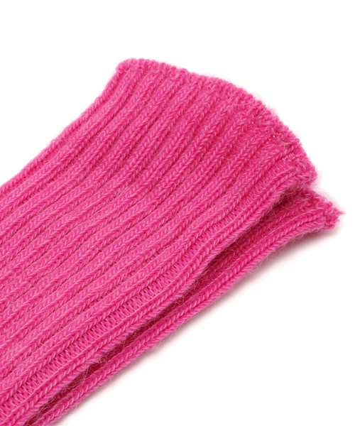 BEAMS BOY（ビームスボーイ）の「CAPRICORN MOHAIR SOCKS / モヘヤ ソックス（ソックス/靴下・レディース・ナチュラル/グレー/レッド系その他・ONE SIZE）」の4枚目の写真