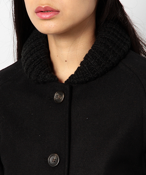 coen（コーエン）の「メルトンスタジャン（スタジャン・レディース・ブラック/グレー/ワイン・LARGE/MEDIUM）」の8枚目の写真