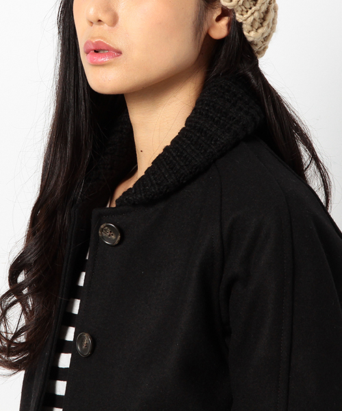 coen（コーエン）の「メルトンスタジャン（スタジャン・レディース・ブラック/グレー/ワイン・LARGE/MEDIUM）」の9枚目の写真