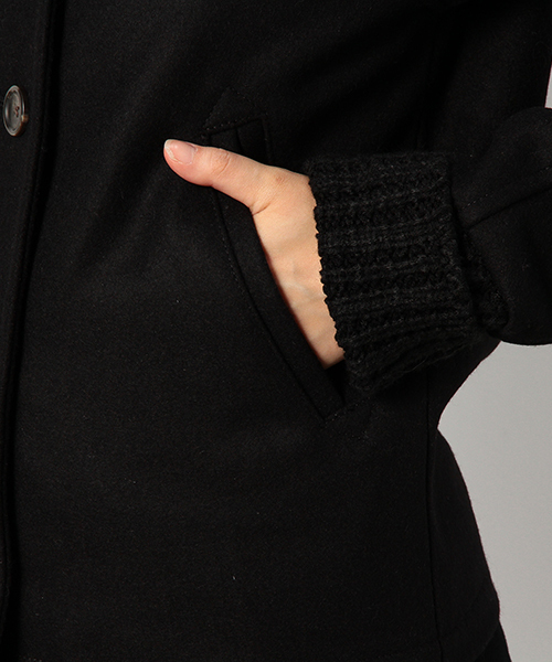 coen（コーエン）の「メルトンスタジャン（スタジャン・レディース・ブラック/グレー/ワイン・LARGE/MEDIUM）」の13枚目の写真