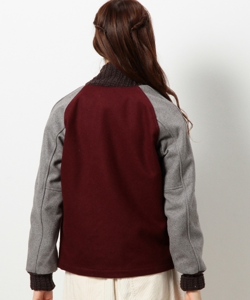 coen（コーエン）の「メルトンスタジャン（スタジャン・レディース・ブラック/グレー/ワイン・LARGE/MEDIUM）」の22枚目の写真