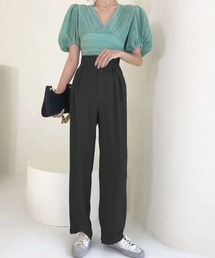 Futier land | ピンタックワイドパンツ(その他パンツ)