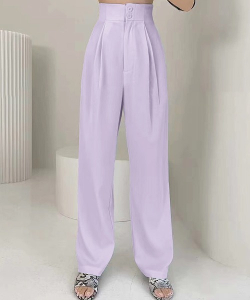 Futier land（フューティアランド）の「ピンタックワイドパンツ（その他パンツ・レディース・ブラック/ミント/ラベンダー・SMALL/MEDIUM/LARGE）」の5枚目の写真