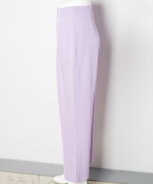 Futier land（フューティアランド）の「ピンタックワイドパンツ（その他パンツ・レディース・ブラック/ミント/ラベンダー・SMALL/MEDIUM/LARGE）」の10枚目の写真