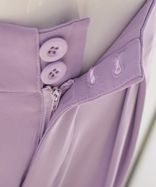 Futier land（フューティアランド）の「ピンタックワイドパンツ（その他パンツ・レディース・ブラック/ミント/ラベンダー・SMALL/MEDIUM/LARGE）」の13枚目の写真
