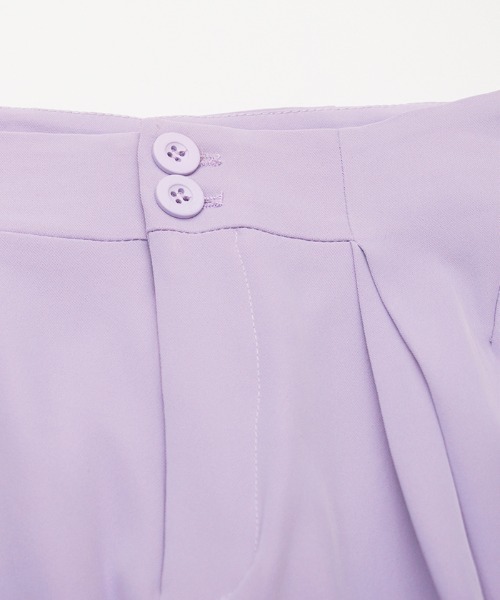 Futier land（フューティアランド）の「ピンタックワイドパンツ（その他パンツ・レディース・ブラック/ミント/ラベンダー・SMALL/MEDIUM/LARGE）」の17枚目の写真