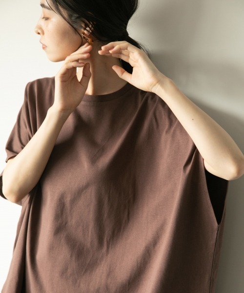 LOWRYS FARM（ローリーズファーム）の「ポンチョＴＥＥ　892695（Tシャツ/カットソー・レディース・ホワイト/ブラック/ダークブラウン・FREE）」の20枚目の写真