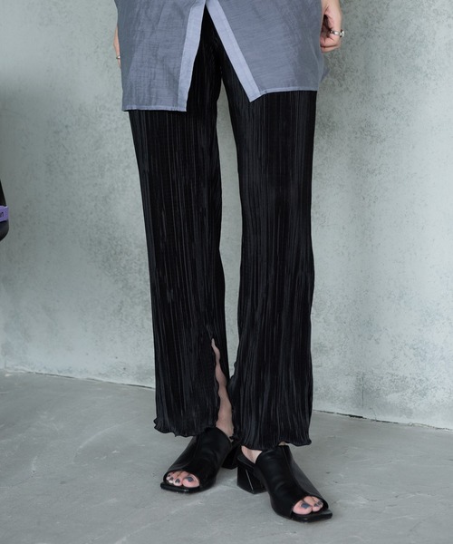 Aunt Marie's（アントマリーズ）の「ミニプリーツパンツ / AUNT MARIE'S（その他パンツ・レディース・ブラック/ベージュ/ブルー・FREE）」の9枚目の写真