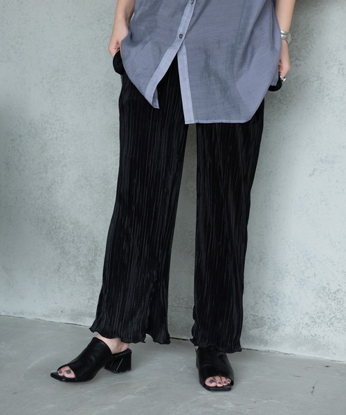 Aunt Marie's（アントマリーズ）の「ミニプリーツパンツ / AUNT MARIE'S（その他パンツ・レディース・ブラック/ベージュ/ブルー・FREE）」の8枚目の写真