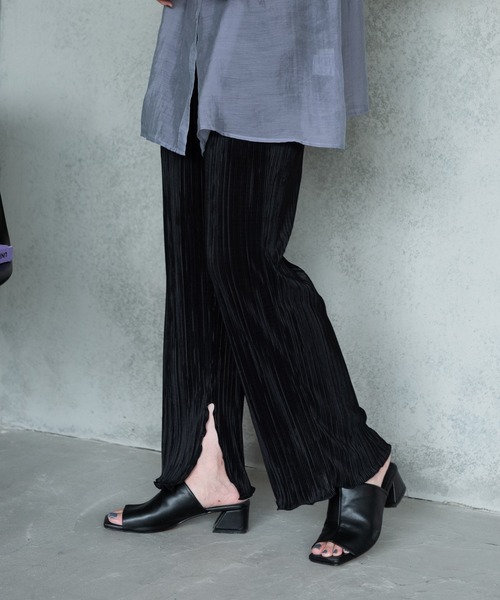 Aunt Marie's（アントマリーズ）の「ミニプリーツパンツ / AUNT MARIE'S（その他パンツ・レディース・ブラック/ベージュ/ブルー・FREE）」の13枚目の写真