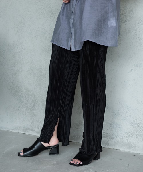 Aunt Marie's（アントマリーズ）の「ミニプリーツパンツ / AUNT MARIE'S（その他パンツ・レディース・ブラック/ベージュ/ブルー・FREE）」の14枚目の写真