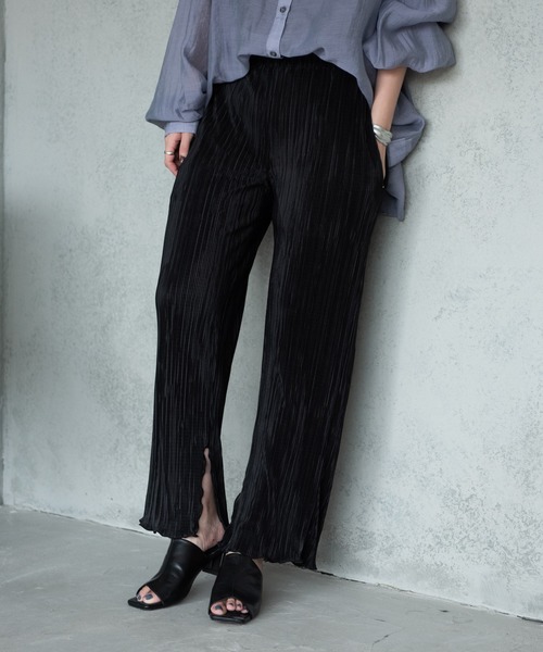 Aunt Marie's（アントマリーズ）の「ミニプリーツパンツ / AUNT MARIE'S（その他パンツ・レディース・ブラック/ベージュ/ブルー・FREE）」の15枚目の写真