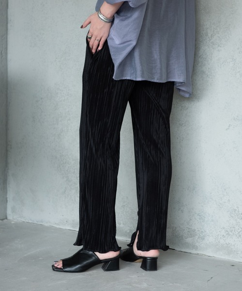 Aunt Marie's（アントマリーズ）の「ミニプリーツパンツ / AUNT MARIE'S（その他パンツ・レディース・ブラック/ベージュ/ブルー・FREE）」の16枚目の写真