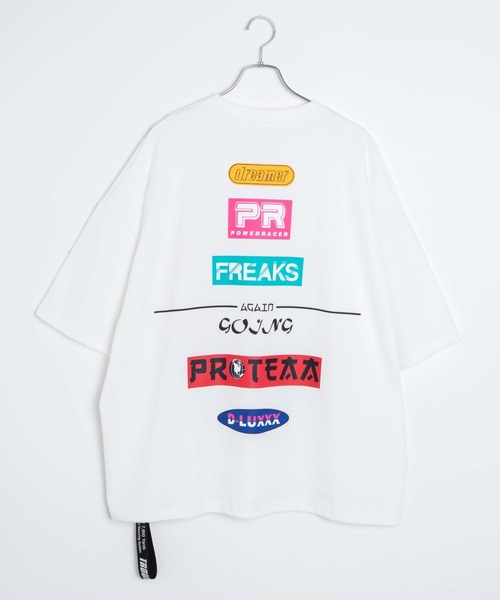 DING（ディング）の「DING/FREAKS Tシャツ（Tシャツ/カットソー・レディース・ホワイト/ブラック/ブルー・FREE）」の12枚目の写真