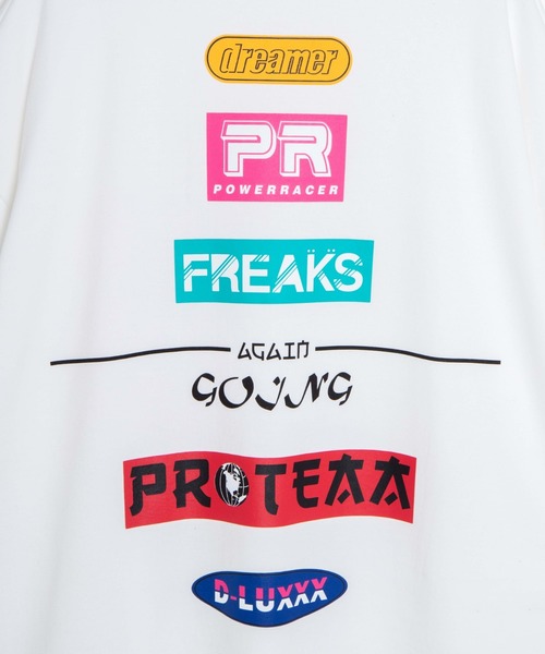 DING（ディング）の「DING/FREAKS Tシャツ（Tシャツ/カットソー・レディース・ホワイト/ブラック/ブルー・FREE）」の5枚目の写真
