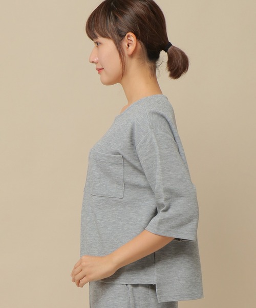ikka（イッカ）の「ダブルポケットプルオーバー（Tシャツ/カットソー・レディース・ブラック/グレー・M/L）」の14枚目の写真