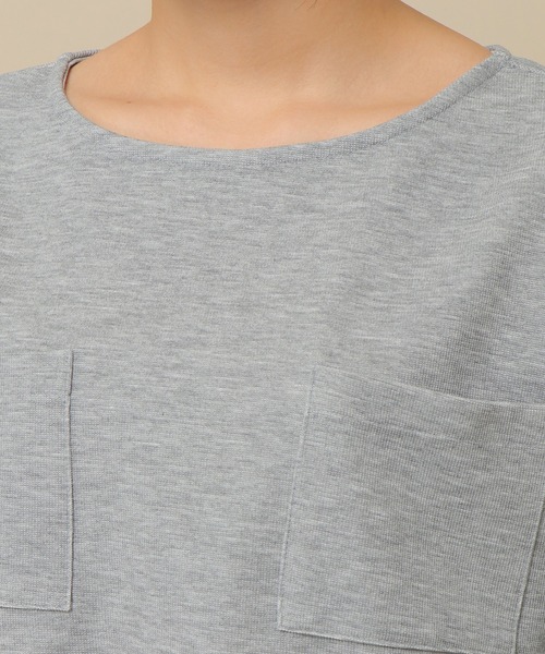 ikka（イッカ）の「ダブルポケットプルオーバー（Tシャツ/カットソー・レディース・ブラック/グレー・M/L）」の12枚目の写真
