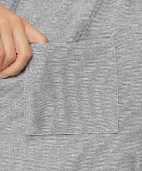 ikka（イッカ）の「ダブルポケットプルオーバー（Tシャツ/カットソー・レディース・ブラック/グレー・M/L）」の9枚目の写真