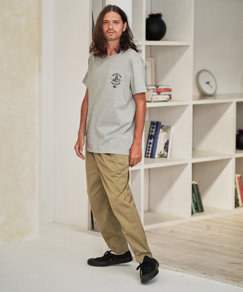 CAMBIO(カンビオ)の「mt6805-Print Tee - Superior(Tシャツ/カットソー・メンズ・ホワイト/グレー/スミクロ・S/M/L/XL)」の18枚目の写真
