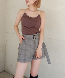 バックライン配色キャミソール