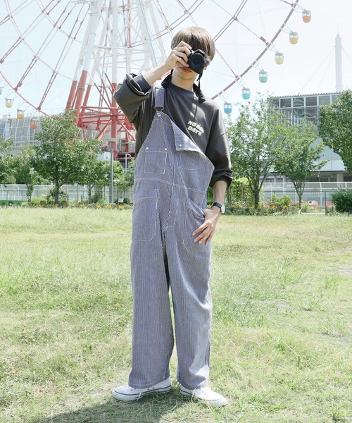 PairPair（ペアペア）の「サガラ刺繍バックロゴロンT(ユニセックス)（Tシャツ/カットソー・レディース・ミント/オフホワイト/スミクロ・FREE）」の22枚目の写真