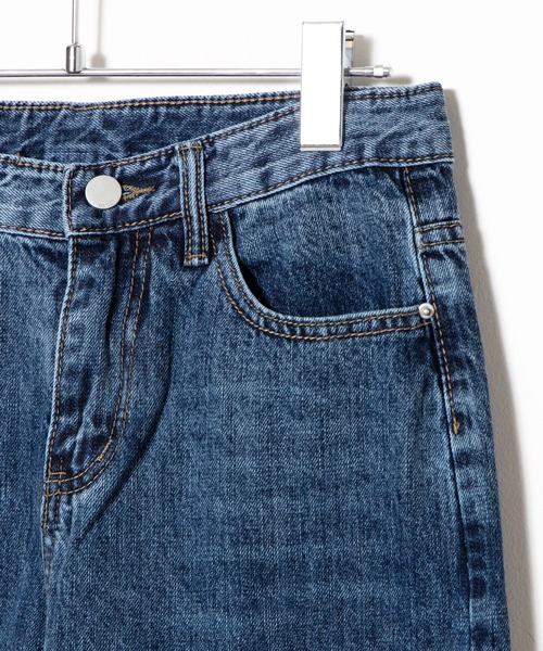 DING（ディング）の「DING/テーパードデニムパンツ（デニムパンツ・レディース・ブラック/インディゴブルー・MEDIUM/SMALL/LARGE）」の9枚目の写真