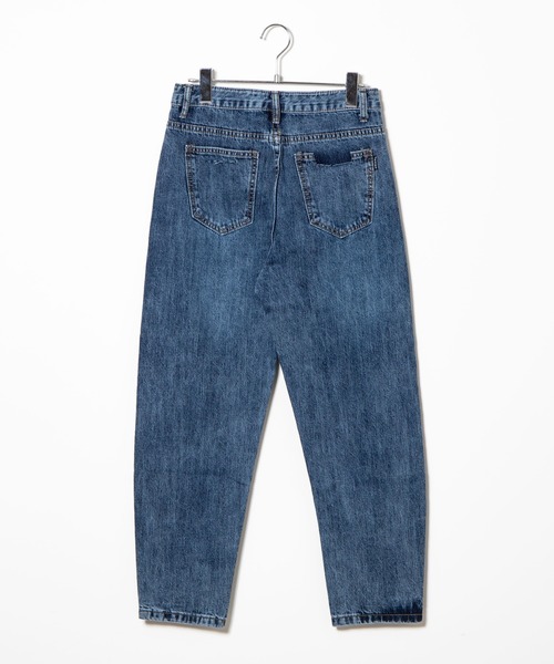 DING（ディング）の「DING/テーパードデニムパンツ（デニムパンツ・レディース・ブラック/インディゴブルー・MEDIUM/SMALL/LARGE）」の5枚目の写真