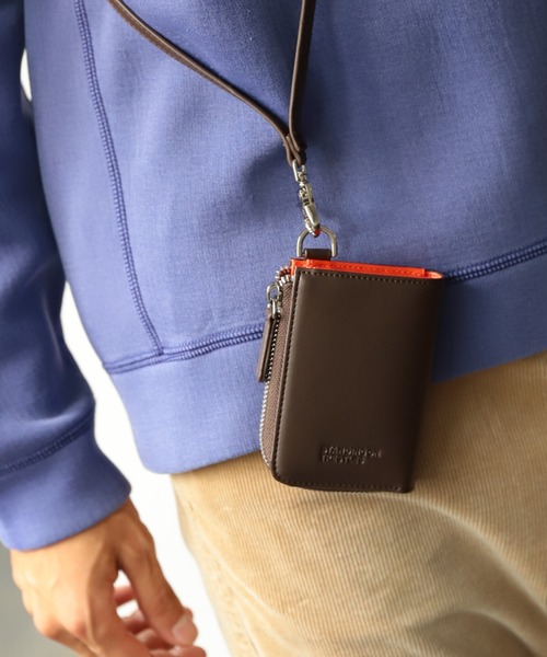 BAYFLOW（ベイフロー）の「ショルダーウォレット（財布・メンズ・ブラック/ブラウン・FREE）」の2枚目の写真