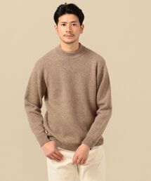 SHIPS: ラムウール ダブルフェイス ハイネック プルオーバー