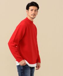 SHIPS: ラムウール ダブルフェイス ハイネック プルオーバー