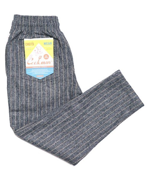 COOKMAN（クックマン）の「Cookman クックマン シェフパンツ イージーパンツ ウールミックス ストライプ ライトグレー（その他パンツ・メンズ・ライトグレー・SMALL/MEDIUM/LARGE）」の5枚目の写真