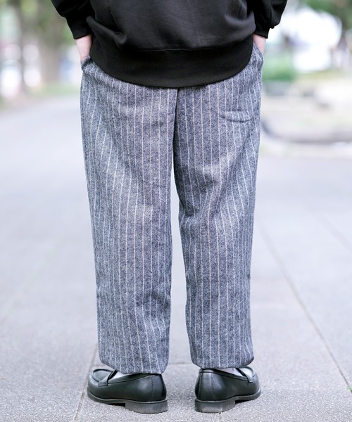 COOKMAN（クックマン）の「Cookman クックマン シェフパンツ イージーパンツ ウールミックス ストライプ ライトグレー（その他パンツ・メンズ・ライトグレー・SMALL/MEDIUM/LARGE）」の19枚目の写真