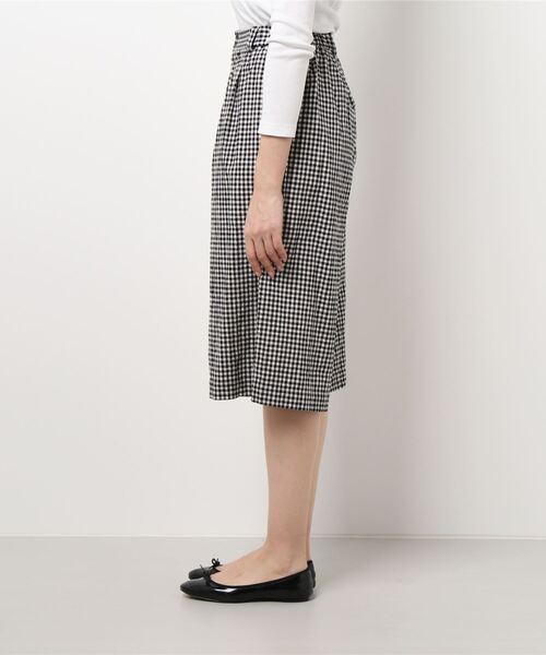 Lene（レネ）の「コットン/リネン チェック　ミドル丈キュロットパンツ（その他パンツ・レディース・ブラック/その他・FREE）」の18枚目の写真