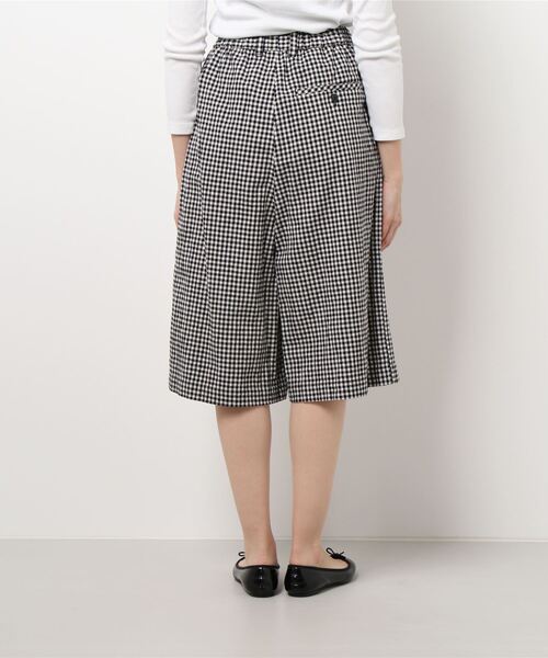 Lene（レネ）の「コットン/リネン チェック　ミドル丈キュロットパンツ（その他パンツ・レディース・ブラック/その他・FREE）」の19枚目の写真