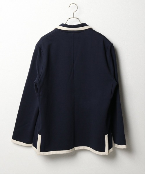 Oriens JOURNAL STANDARD(オリエンス ジャーナルスタンダード)の「パイピング ジャケット(テーラードジャケット・レディース・グリーン/ネイビー・SMALL/LARGE)」の4枚目の写真