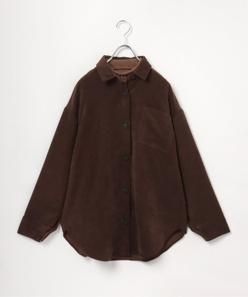 VENCEEXCHANGE（ヴァンスエクスチェンジ）の「【セット商品】コーデュロイシャツアンサンブル　　SET商品/オーバーサイズ/（シャツ/ブラウス・レディース・ブラウン/オフホワイト/ブルー/ミント・M）」の7枚目の写真