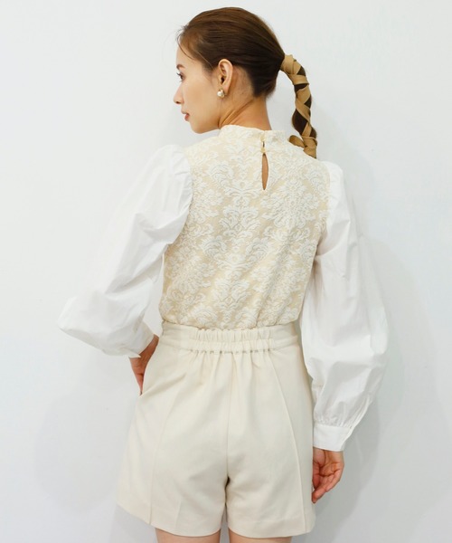 one after another NICE CLAUP（ワンアフターアナザーナイスクラップ）の「シンプルショート パンツ（その他パンツ・レディース・ブラック/アイボリー/モカ・FREE）」の9枚目の写真