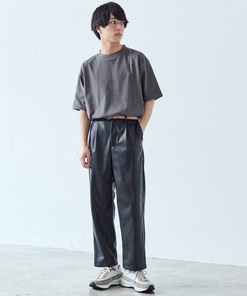 WYM LIDNM（ウィム バイ リドム）の「OILED LEATHER NARROW BELT（ベルト・メンズ・ブラック/ライトベージュ/ダークブラウン/ライトブラウン・FREE）」の16枚目の写真