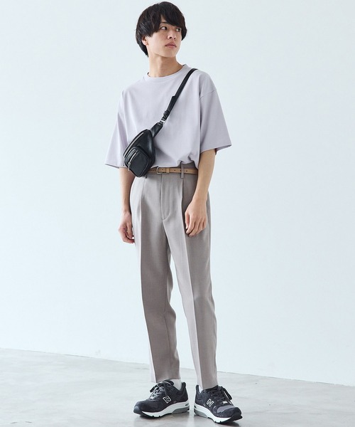 WYM LIDNM（ウィム バイ リドム）の「OILED LEATHER NARROW BELT（ベルト・メンズ・ブラック/ライトベージュ/ダークブラウン/ライトブラウン・FREE）」の18枚目の写真