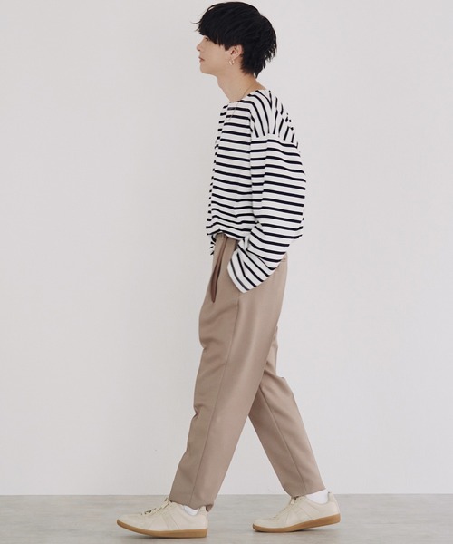 WYM LIDNM（ウィム バイ リドム）の「OILED LEATHER NARROW BELT（ベルト・メンズ・ブラック/ライトベージュ/ダークブラウン/ライトブラウン・FREE）」の19枚目の写真